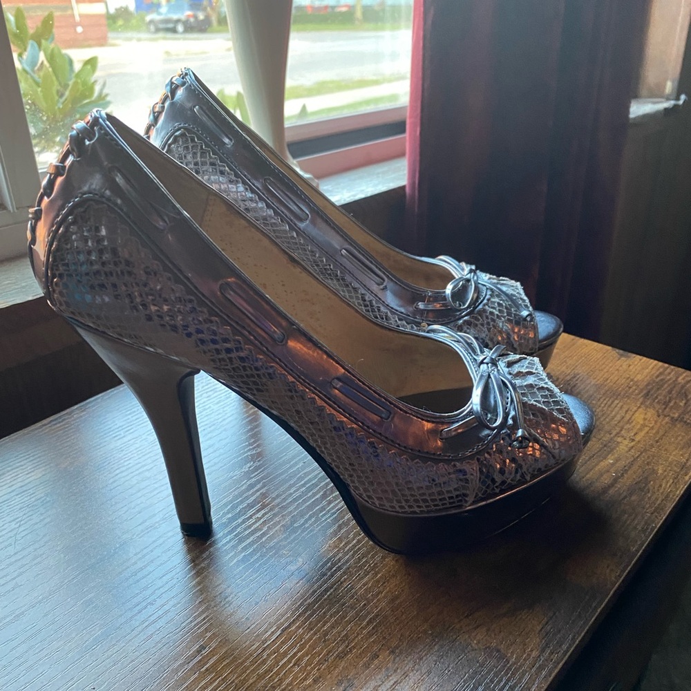 MICHAEL Michael Kors Peep-Toe Heels